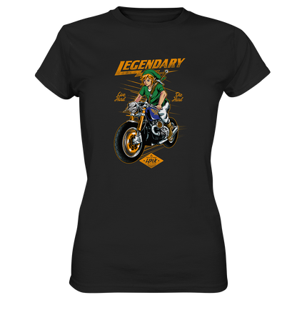 Motiv: Legendary Bikerlady - Ladies Premium Shirt - verschiedene Farben