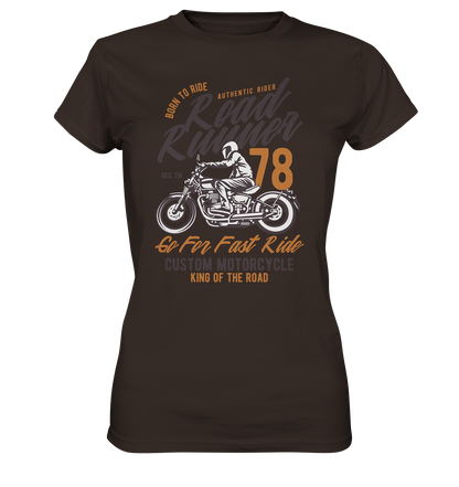 Motiv Road Runner - Ladies Premium Shirt - verschiedene Farben