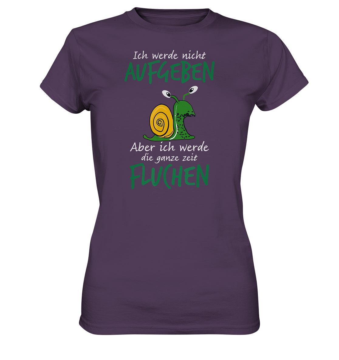 LADIES SHIRT Ich werde nicht aufgeben, aber ich werde die ganze Zeit fluchen - Damen Premium Shirt