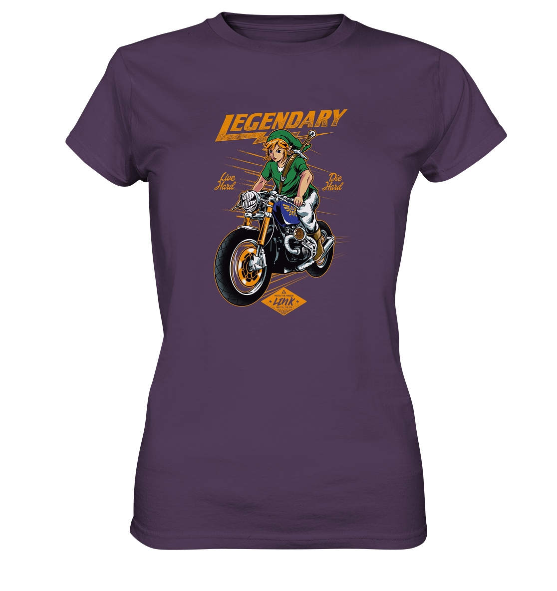 Motiv: Legendary Bikerlady - Ladies Premium Shirt - verschiedene Farben