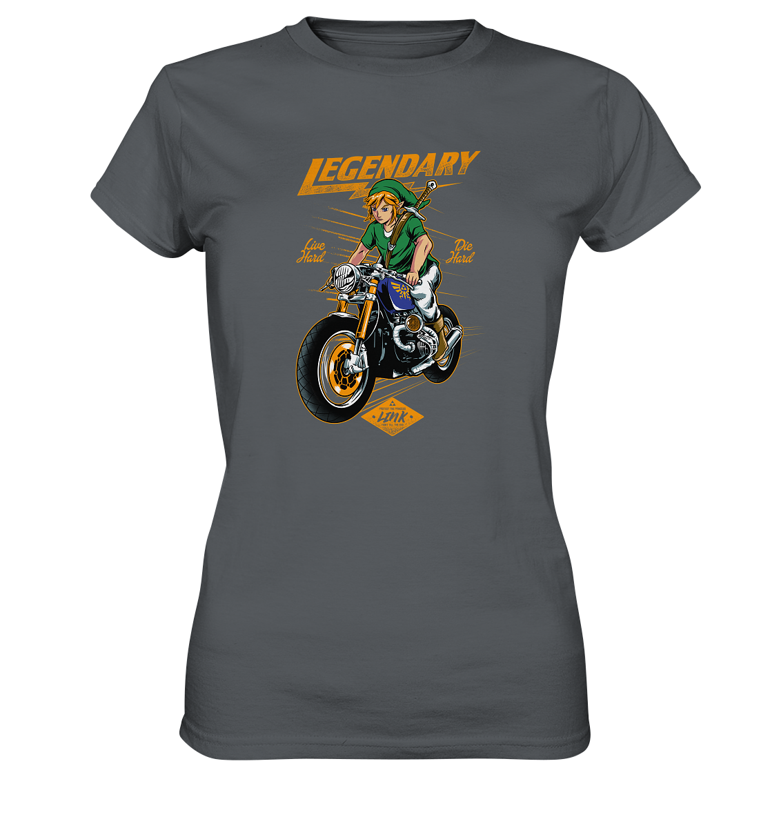 Motiv: Legendary Bikerlady - Ladies Premium Shirt - verschiedene Farben