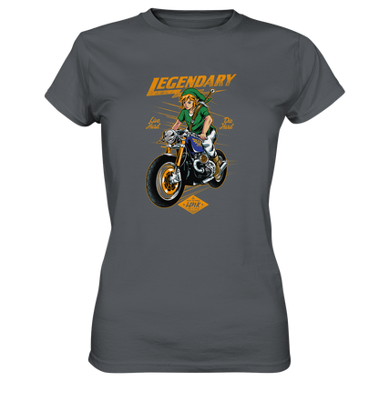 Motiv: Legendary Bikerlady - Ladies Premium Shirt - verschiedene Farben