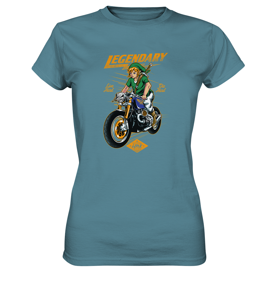Motiv: Legendary Bikerlady - Ladies Premium Shirt - verschiedene Farben