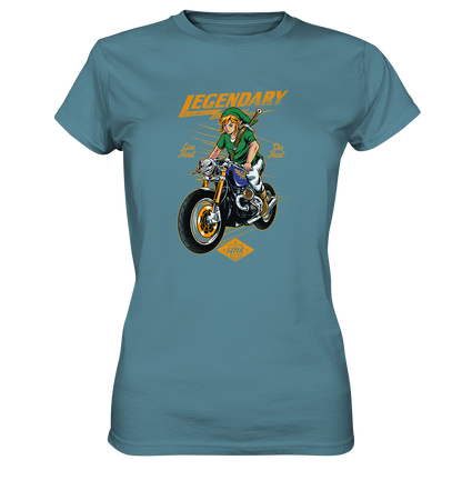 Motiv: Legendary Bikerlady - Ladies Premium Shirt - verschiedene Farben