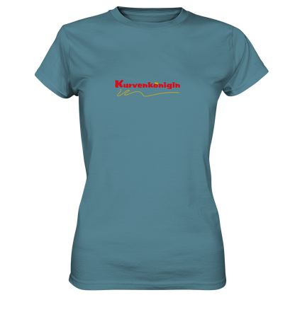 Kurvenkönigin Logo - Ladies Premium Shirt - mehrere Farben