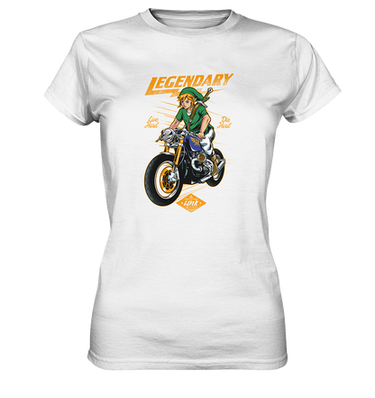 Motiv: Legendary Bikerlady - Ladies Premium Shirt - verschiedene Farben