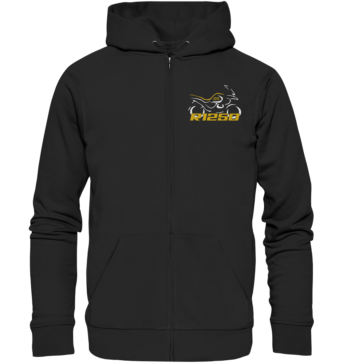 R1250GS modischer Motorrad-Zipper-Jacke stilisiertes Bike - Organic Zipper
