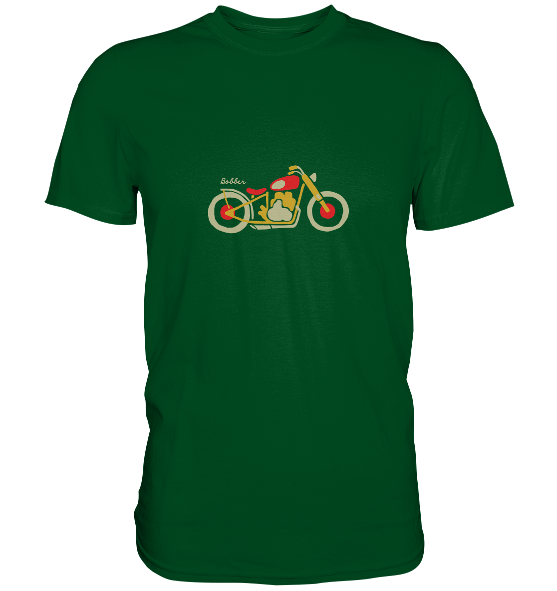 Retro Bike Motiv - Premium Unisex Shirt - mehrere Farben
