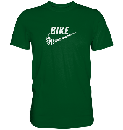 Stylisches Bike Motive mit Kette - Premium unisex Shirt