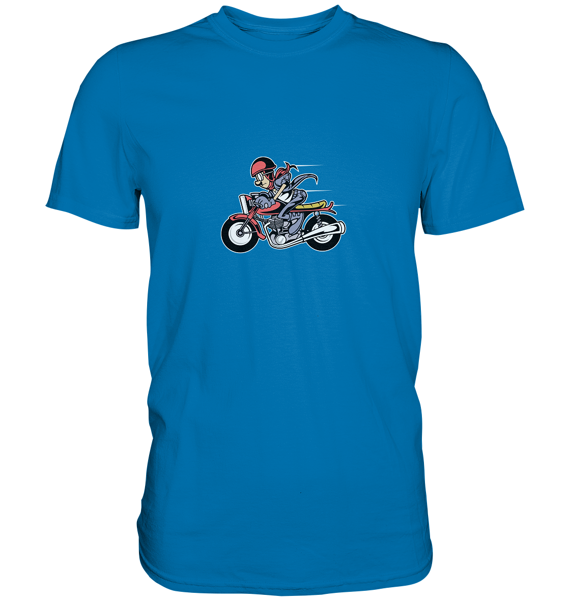 Caferacer Cartoon - Premium Unisex Shirt - mehrere Farben