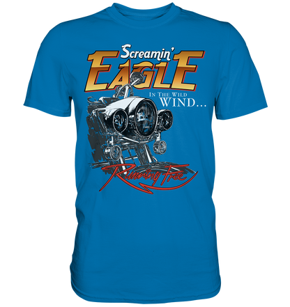 Screamin eagle, running free - Premium unisex Shirt
