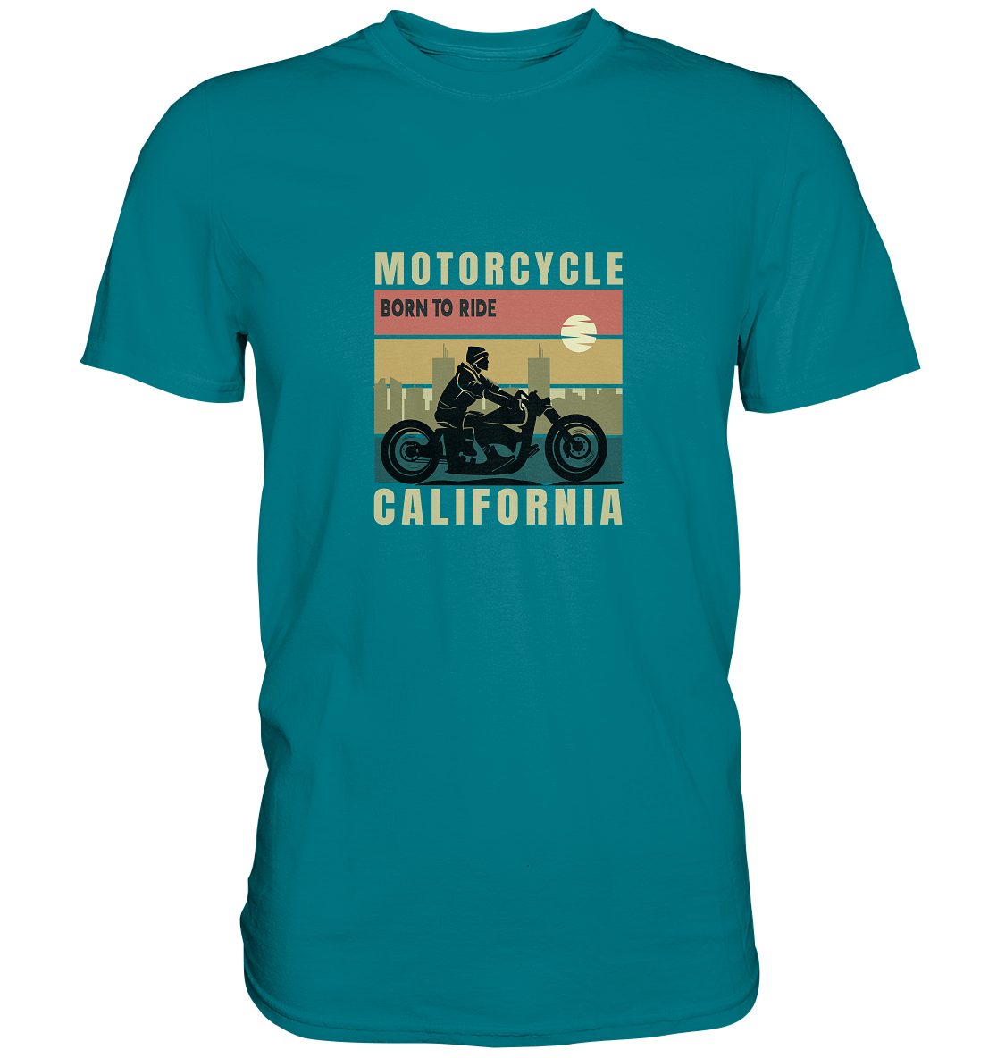 Motorcycle California - Born to ride - Premium Unisex Shirt