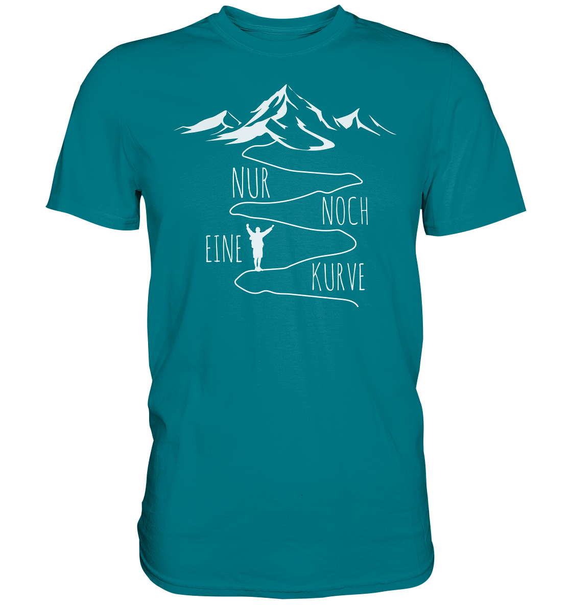 Nur noch eine Kurve - Premium unisex Shirt