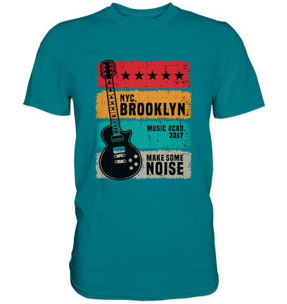 Brooklyn Guitar - Unisex Premium Shirt - mehrere Farben