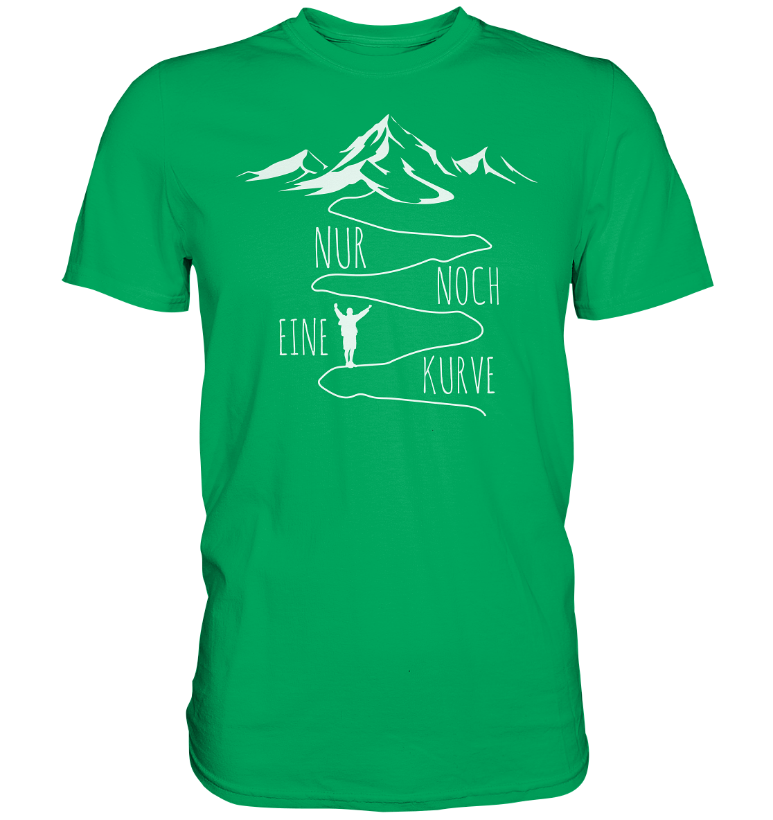 Nur noch eine Kurve - Premium unisex Shirt