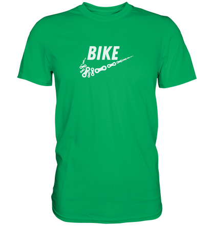Stylisches Bike Motive mit Kette - Premium unisex Shirt