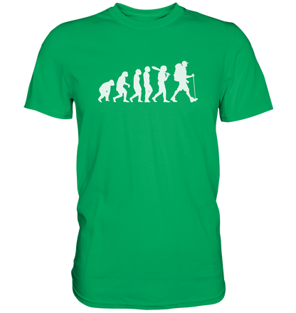 Wanderer - Die Evolution des Menschen - Premium unisex Shirt