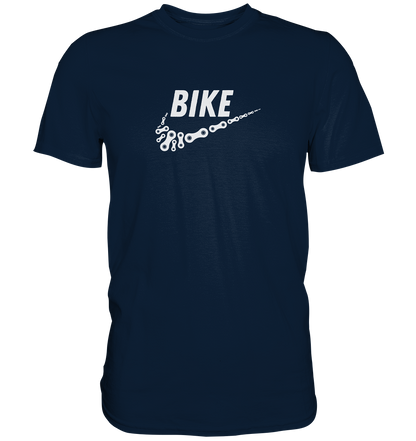 Stylisches Bike Motive mit Kette - Premium unisex Shirt