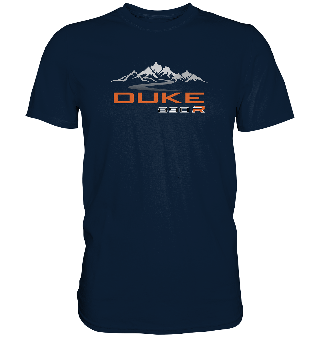 Duke 890R Tourmotiv - Premium unisex Shirt