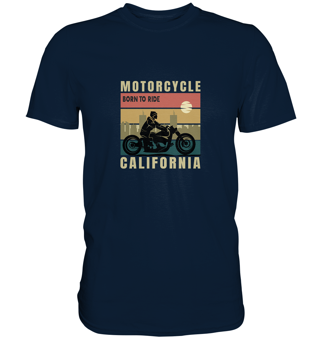 Motorcycle California - Born to ride - Premium Unisex Shirt