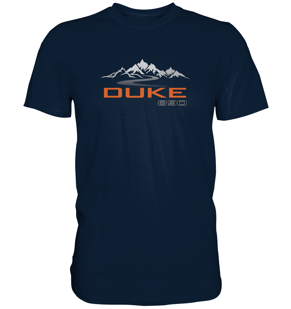 Duke 890 Tourmotiv - Premium unisex Shirt