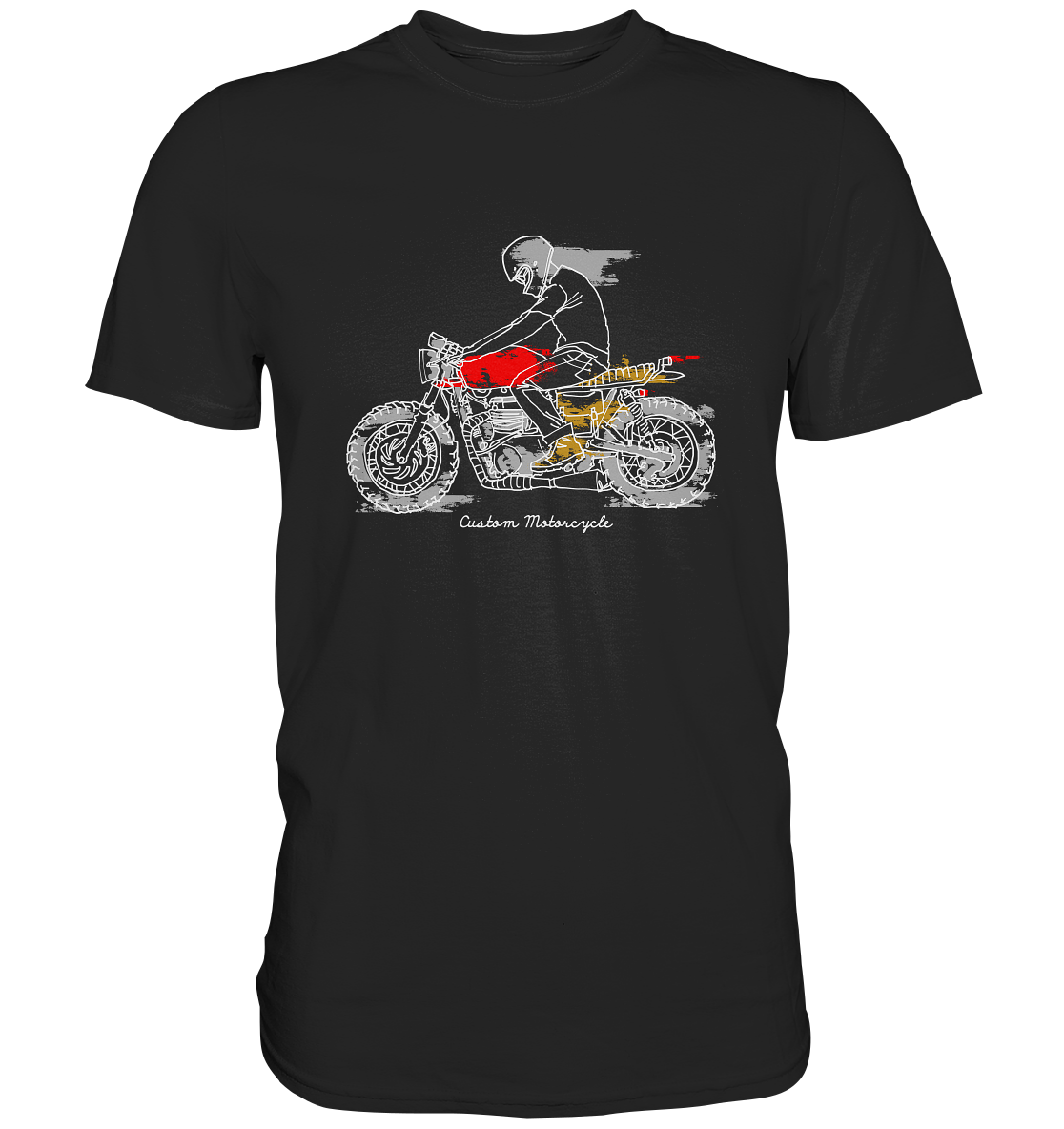 Custom Motorcycle - Premium unisex Shirt