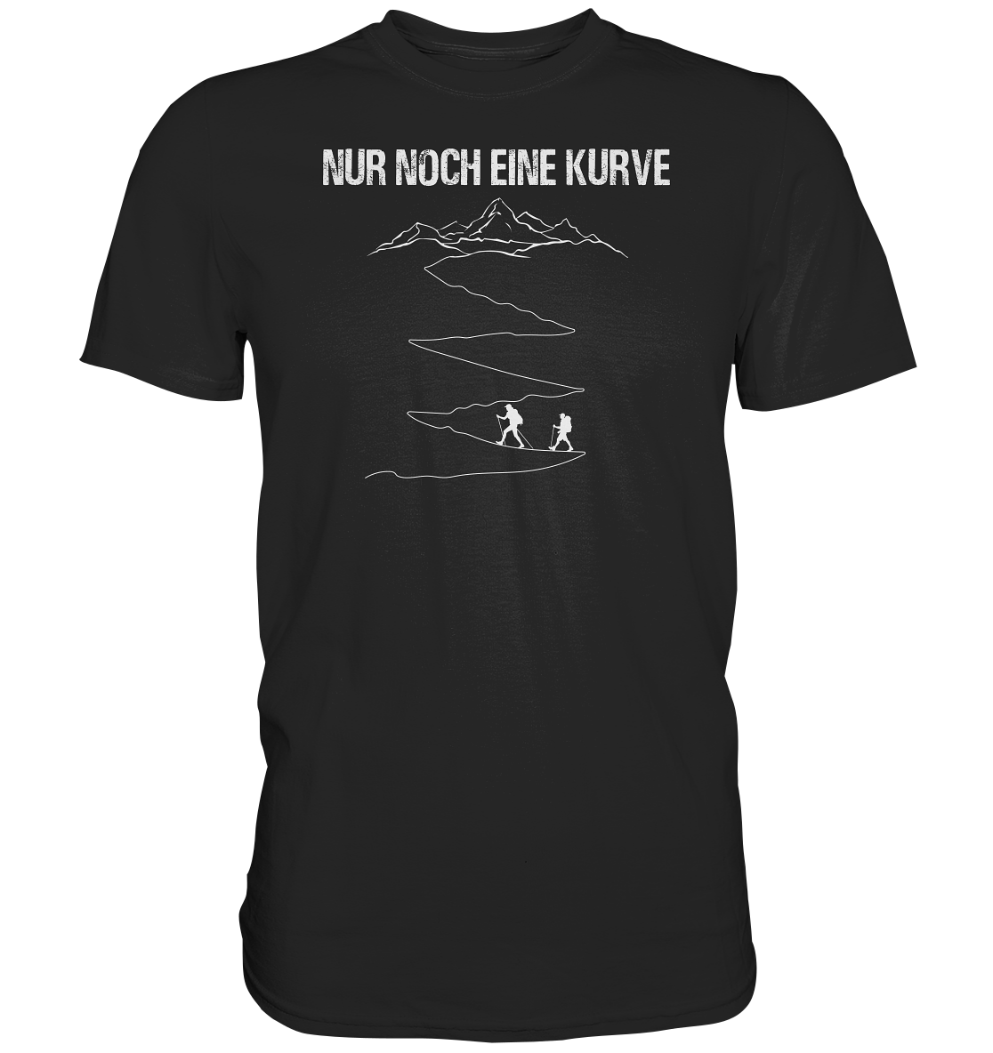 Nur noch eine Kurve - Premium unisex Shirt