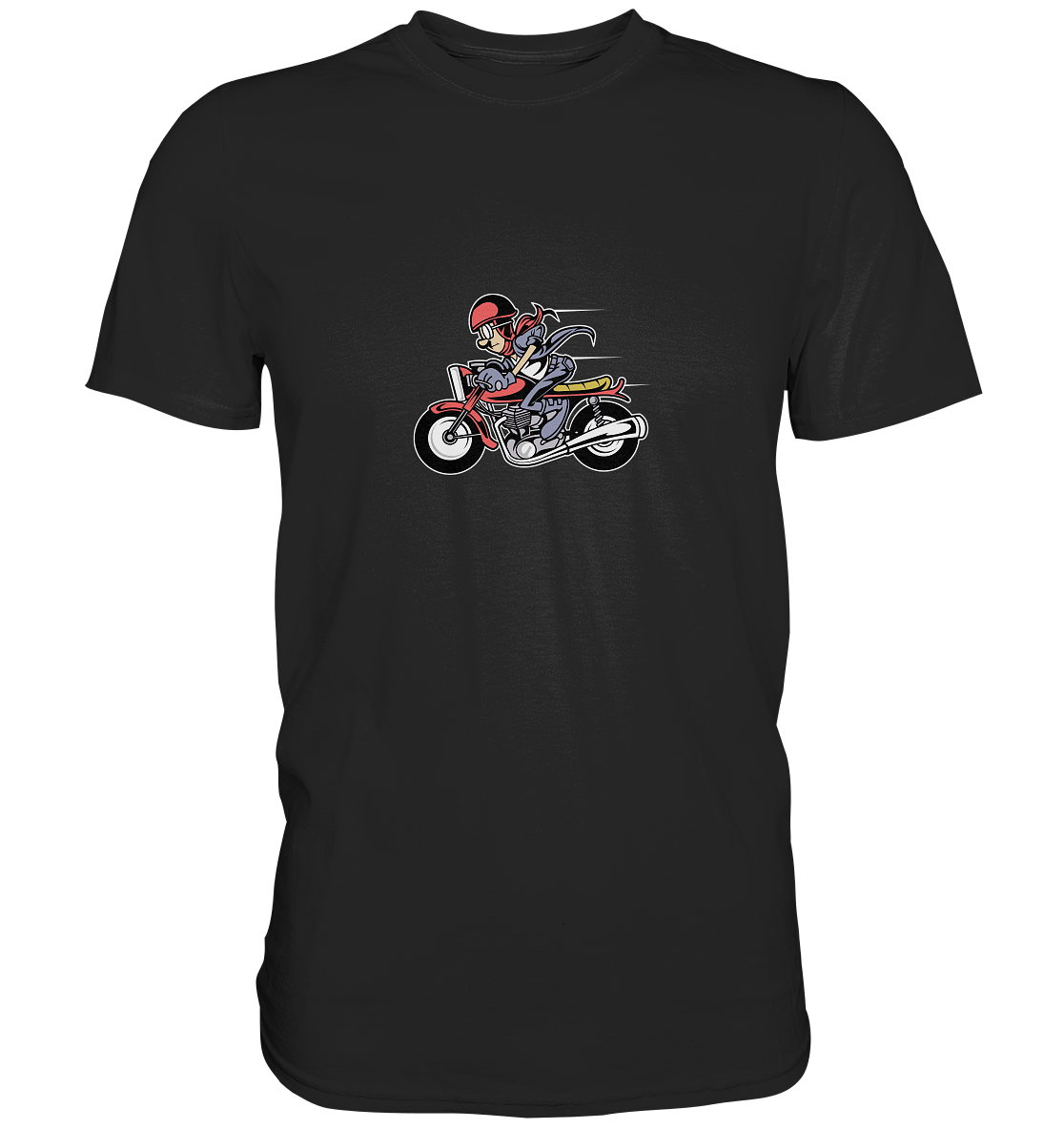 Caferacer Cartoon - Premium Unisex Shirt - mehrere Farben