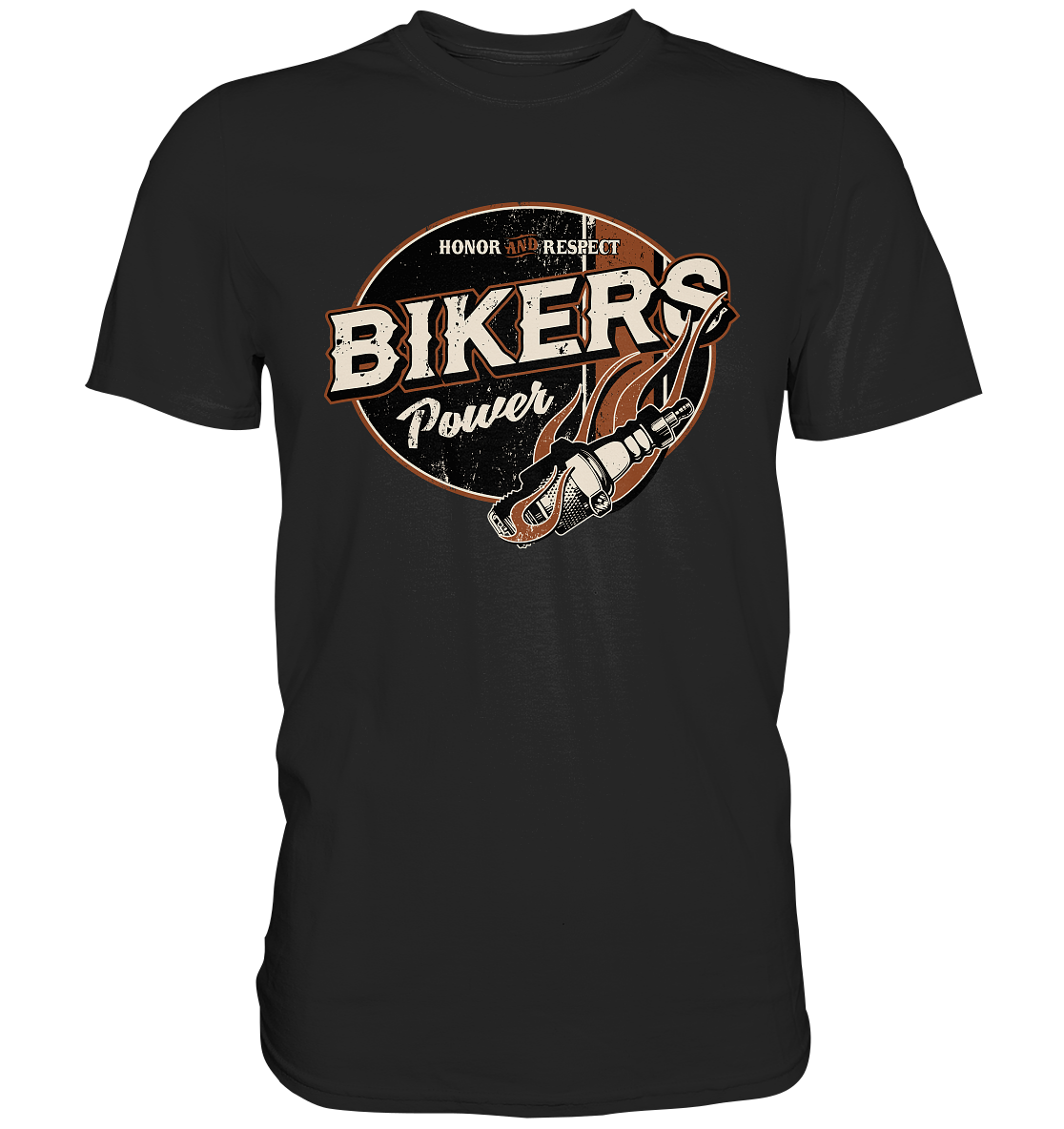 Bikers Power - Honor & Respect, Premium unisex Shirt