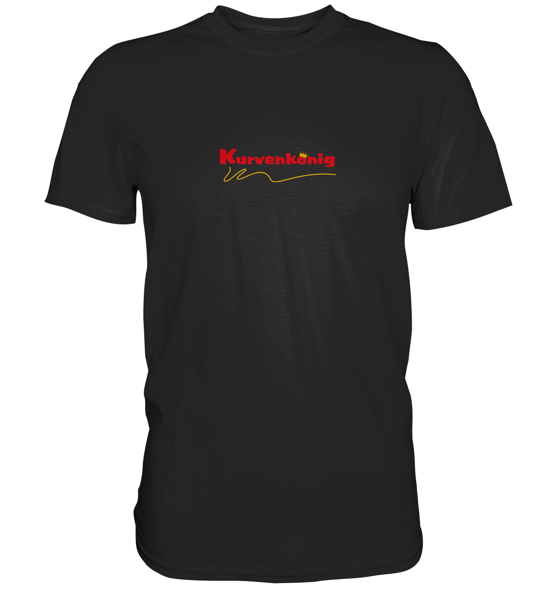 Kurvenkönig Logo rot - Premum Unisex Shirt - mehrere Farben