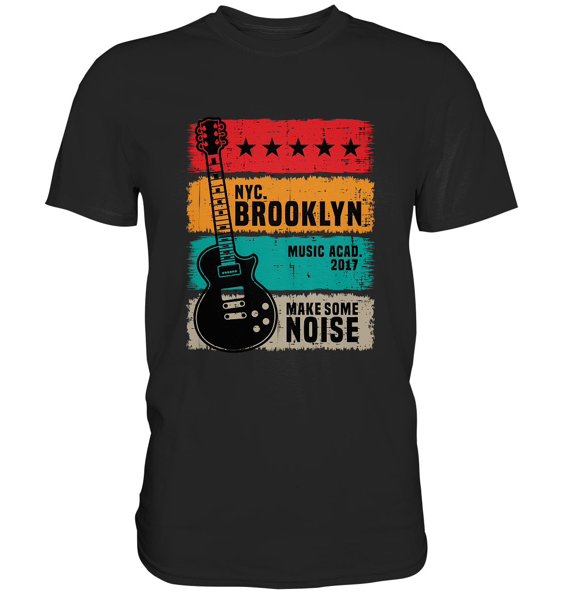Brooklyn Guitar - Unisex Premium Shirt - mehrere Farben