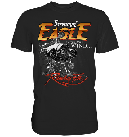 Screamin eagle, running free - Premium unisex Shirt