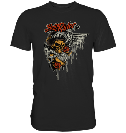 Hellrides brave free - Premium unisex Shirt