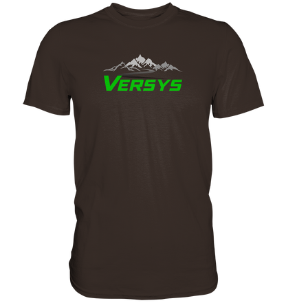 Versys mit Landschaft - dunkle shirts - Premium unisex Shirt