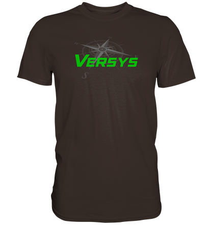 Versys mit Kompass - dunkle shirts - Premium unisex Shirt