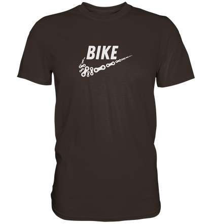 Stylisches Bike Motive mit Kette - Premium unisex Shirt