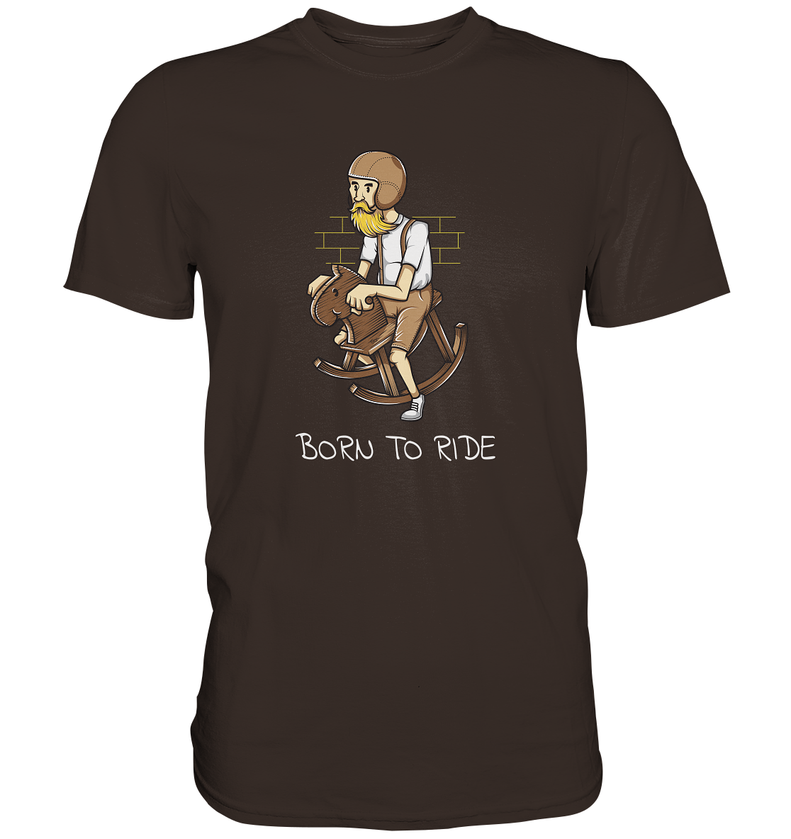 Born to Ride - Premium Unisex Shirt - mehrere Farben