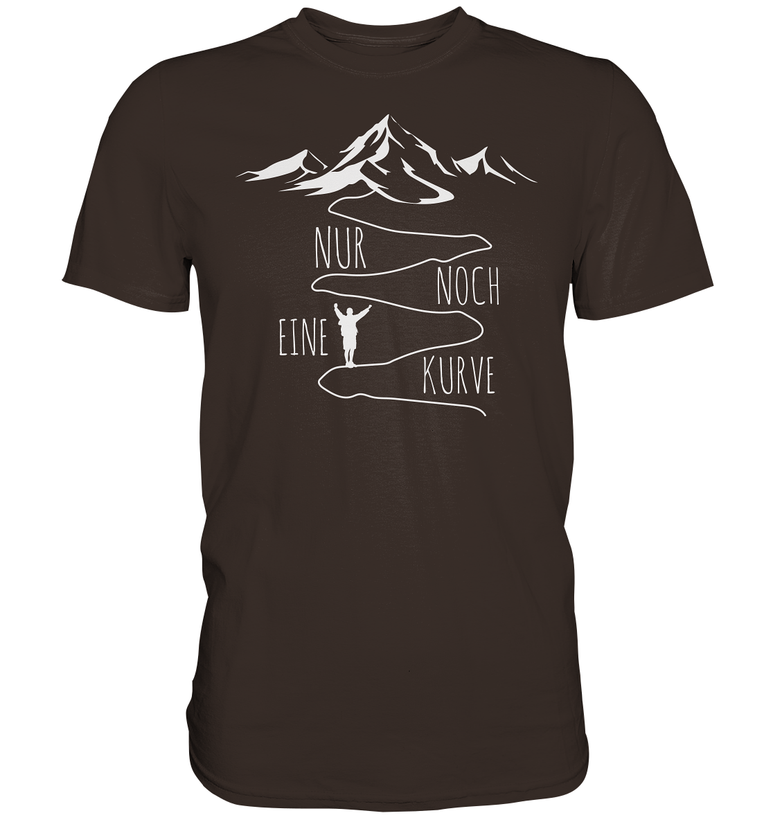 Nur noch eine Kurve - Premium unisex Shirt