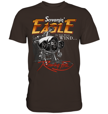 Screamin eagle, running free - Premium unisex Shirt