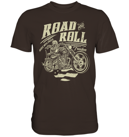 Road and roll, made with pride - Premium unisex Shirt