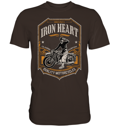 Iron heart vintage Motiv - Premium unisex Shirt
