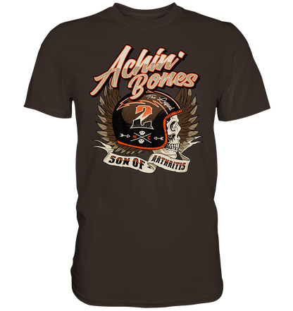 Sons of Arthritis - Achin Bones - Premium Shirt unisex shirt - Motiv Vorderseite.