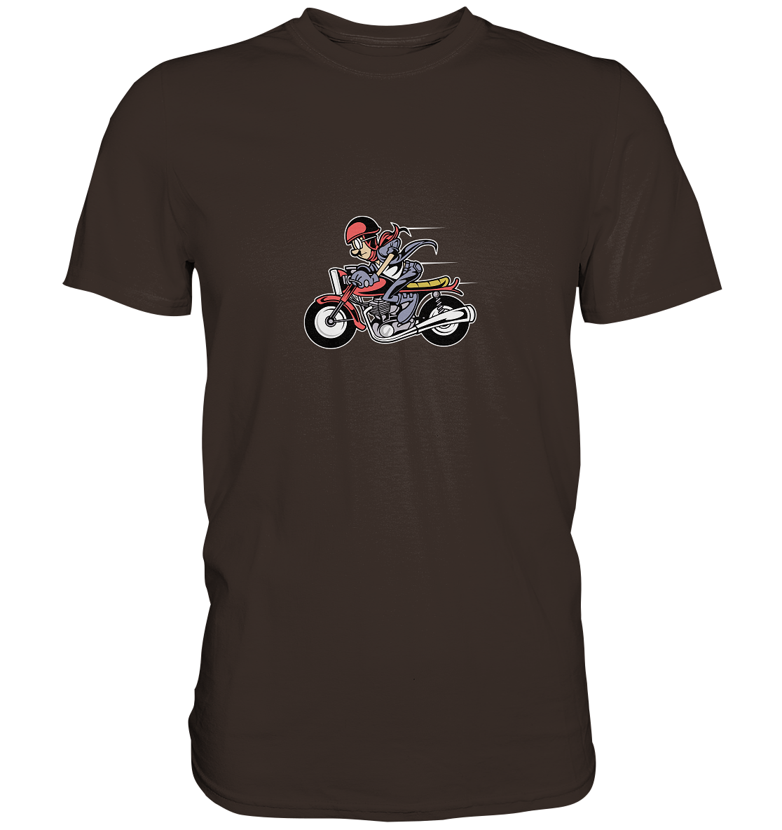 Caferacer Cartoon - Premium Unisex Shirt - mehrere Farben