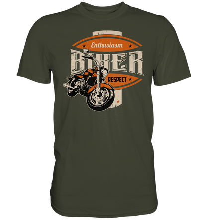 Biker enthusiasm - Premium unisex Shirt