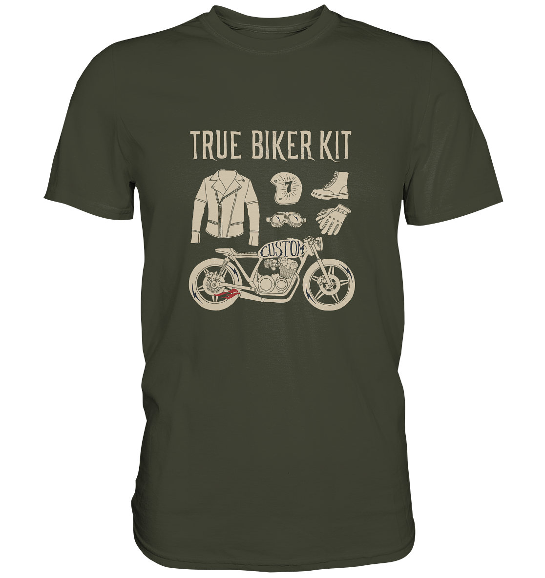 True Biker Kit - Premium Unisex Shirt - mehrere Farben