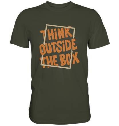 Think outside the box - Unisex Premium Shirt - mehrere Farben