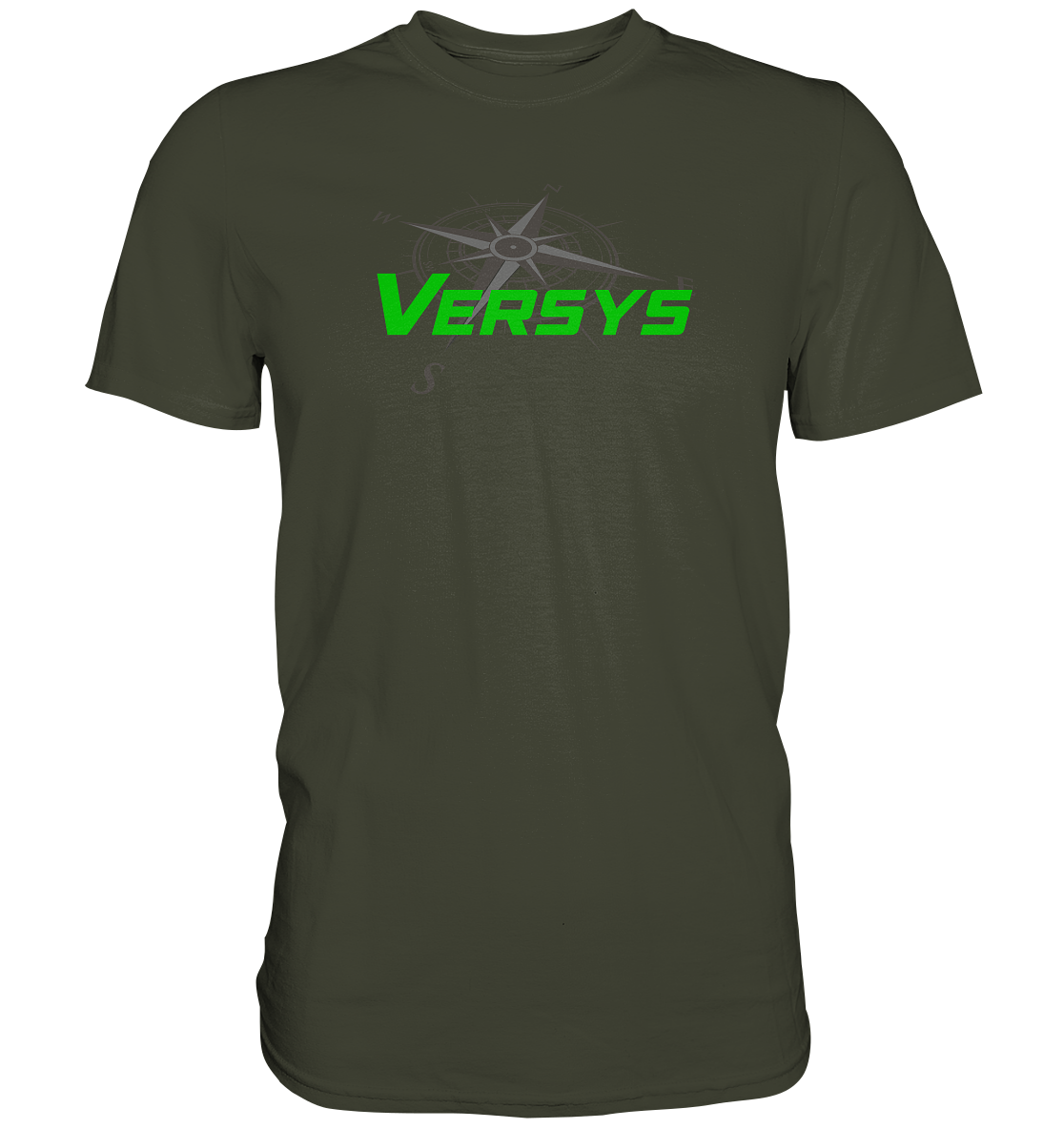 Versys mit Kompass - dunkle shirts - Premium unisex Shirt