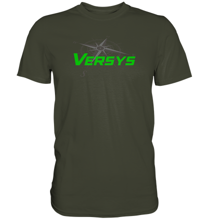 Versys mit Kompass - dunkle shirts - Premium unisex Shirt
