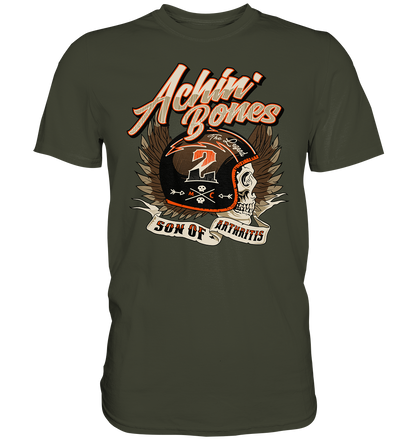 Sons of Arthritis - Achin Bones - Premium Shirt unisex shirt - Motiv Vorderseite.