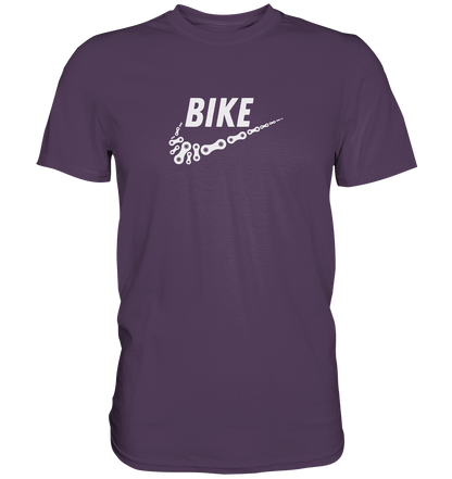 Stylisches Bike Motive mit Kette - Premium unisex Shirt